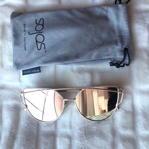 🌿 3/$25 Trendy gold mirror sunglasses